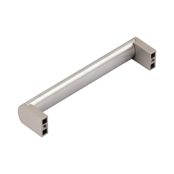Utopia Alley HW432 3 4BN Bern Pull Handle - Decorative Cabinet Drop Pull Handles for Cabinets and Drawers - Vintage Cabinet Hardware with Hand Finished Brushed Nickel - Metal Drawer Pull Handle, 5.0  6.3  7.5  center to center Online Hot Sale - Image 4
