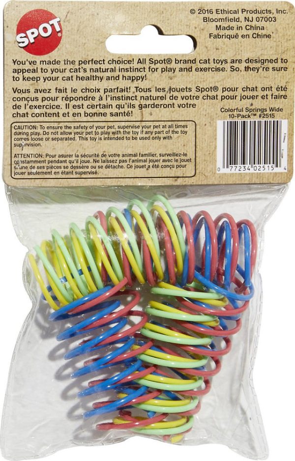 Ethical Pet Colorful Springs Wide Cat Toy Online Sale - Image 4
