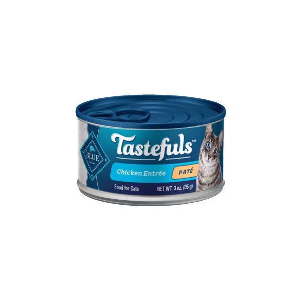 Blue Buffalo Tastefuls Natural Pate Chicken Entree Wet Cat Food Supply - Image 4