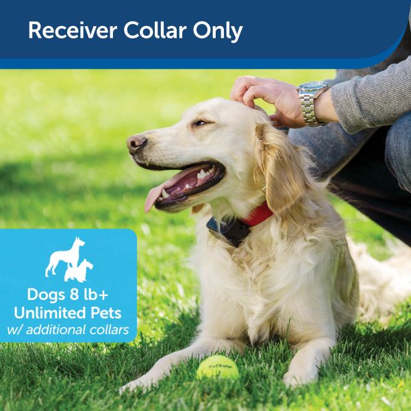 PetSafe Stubborn Dog Receiver Collar Only - In-Ground Fence Collar, Waterproof, with Tone, Vibration and Static Correction for Dogs 8lb and Up - From The Parent Company of INVISIBLE FENCE Brand Discount - Image 2