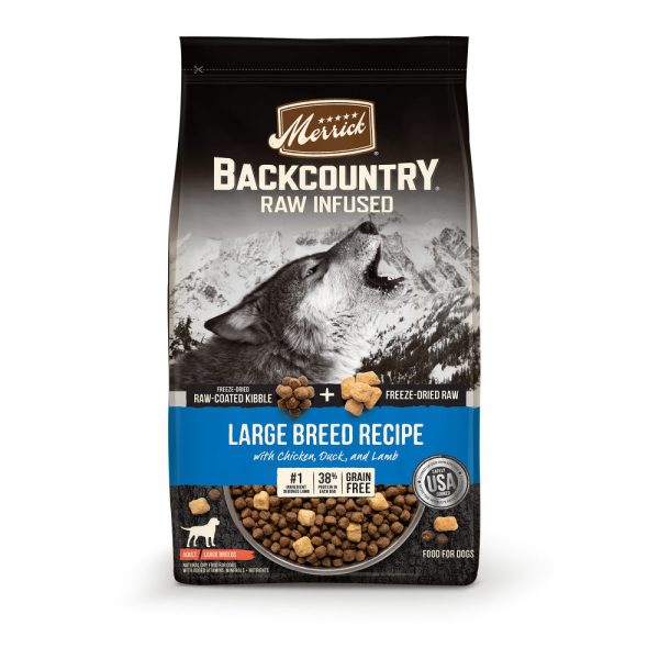 Merrick Backcountry Raw Infused Grain Free Large Breed Recipe Dry Dog Food Online
