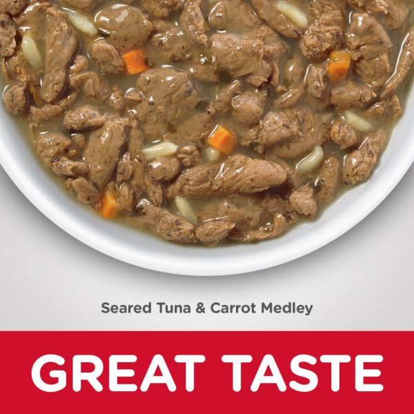 Hill s Science Diet Healthy Senior Cuisine Adult 11+ Seared Tuna & Carrot Medley Canned Cat Food Online Hot Sale - Image 4
