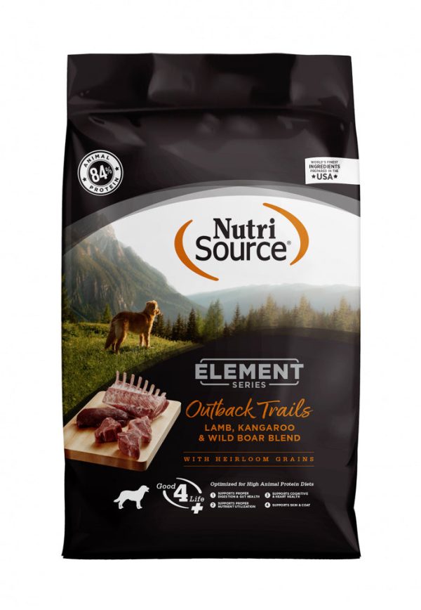 NutriSource Element Series Outback Trails Recipe Dry Dog Food Hot on Sale