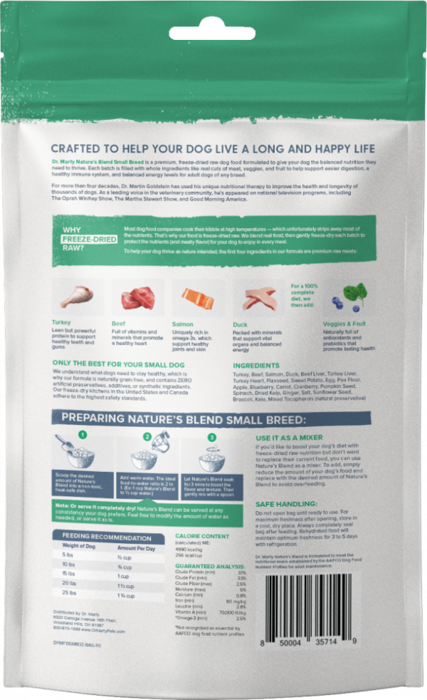 Dr. Marty Nature s Blend Small Breed Freeze Dried Raw Dog Food Online Hot Sale - Image 2