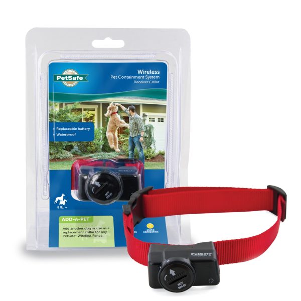PetSafe Wireless Pet Containment System Receiver Collar Only for Dogs and Cats over 5 lb., Waterproof with Tone and Static Correction - From The Parent Company of INVISIBLE FENCE Brand Online now
