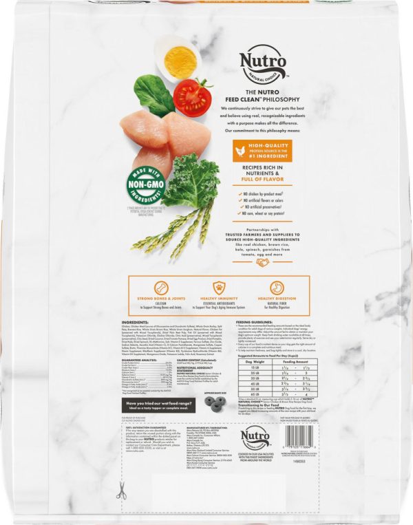 Nutro Wholesome Essentials Senior Chicken, Whole Brown Rice and Sweet Potato Formula Dry Dog Food Online Hot Sale - Image 2