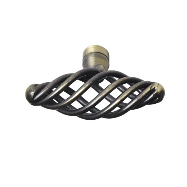 Utopia Alley HW325PLAB021 Aire Cabinet Ring Pull Knob - Decorative Cabinet Drop Pull Knobs for Cabinets and Drawers - Vintage Cabinet Hardware with Hand Finished Antique Brass - Metal Drawer Pull Knobs 2.4  Discount - Image 2