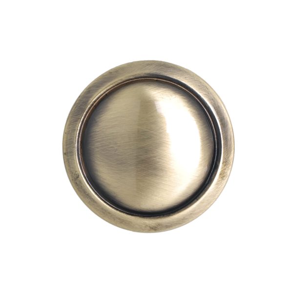 Utopia Alley HW327PLAB021 Luna Cabinet Ring Pull Knob - Decorative Cabinet Drop Pull Knobs for Cabinets and Drawers - Vintage Cabinet Hardware with Hand Finished Antique Brass - Metal Drawer Pull Knobs 1.2  Fashion - Image 2