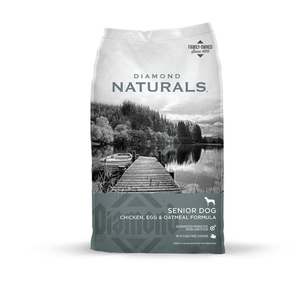 Diamond Naturals Senior Chicken, Egg & Oatmeal Dry Dog Food For Discount