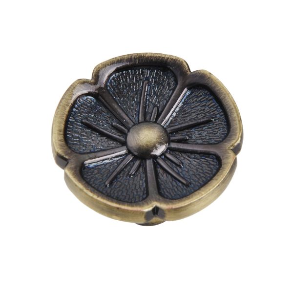 Utopia Alley HW331PLAB021 Bella Cabinet Ring Pull Knob - Decorative Cabinet Drop Pull Knobs for Cabinets and Drawers - Vintage Cabinet Hardware with Hand Finished Antique Brass - Metal Drawer Pull Knobs 1.2  Fashion