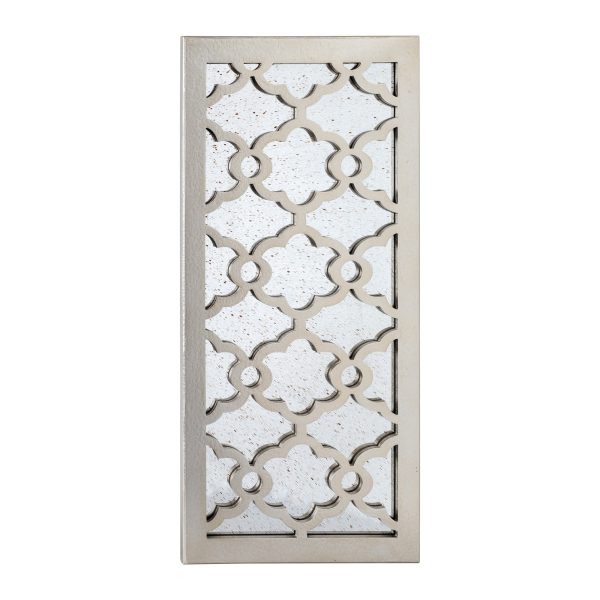 Utopia Alley MR2SS Martique Distressed Finish Wood Decorative Mirror, 31.5  H, Distressed Silver Online - Image 3