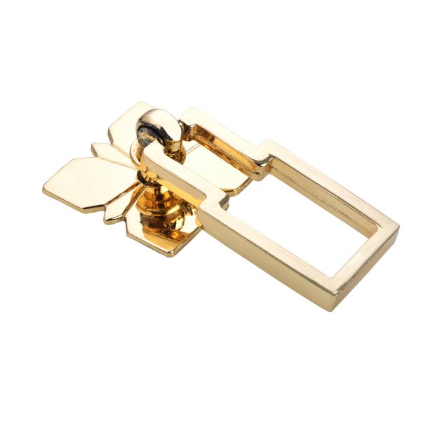 Utopia Alley HW267PLGD021 Steffi Cabinet Ring Pull Knob - Decorative Cabinet Drop Pull Knobs for Cabinets and Drawers - Vintage Cabinet Hardware with Hand Finished Polished Gold - Metal Drawer Pull Knobs 2.5  Online now