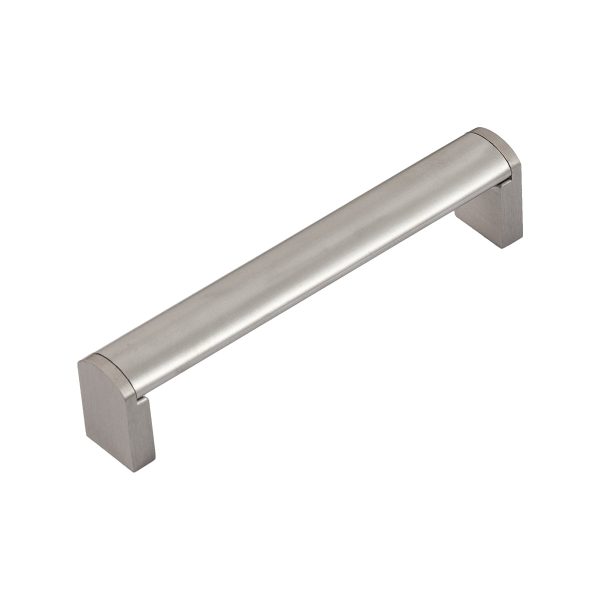 Utopia Alley HW432 3 4BN Bern Pull Handle - Decorative Cabinet Drop Pull Handles for Cabinets and Drawers - Vintage Cabinet Hardware with Hand Finished Brushed Nickel - Metal Drawer Pull Handle, 5.0  6.3  7.5  center to center Online Hot Sale - Image 3