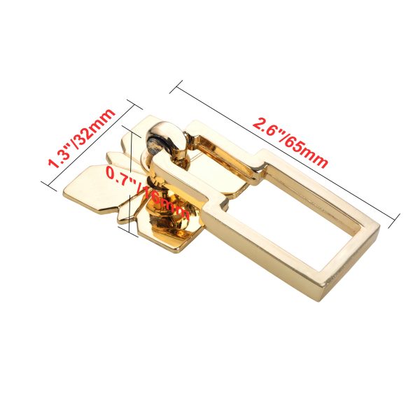 Utopia Alley HW267PLGD021 Steffi Cabinet Ring Pull Knob - Decorative Cabinet Drop Pull Knobs for Cabinets and Drawers - Vintage Cabinet Hardware with Hand Finished Polished Gold - Metal Drawer Pull Knobs 2.5  Online now - Image 5