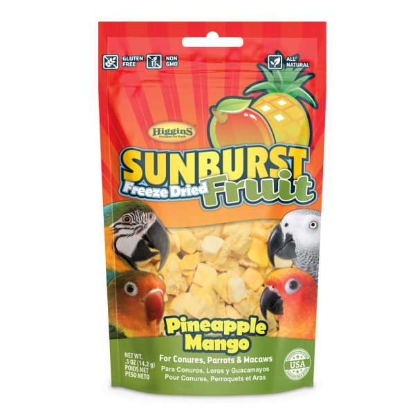 Higgins Sunburst Freeze Dried Fruit Pineapple Mango Treat For Discount