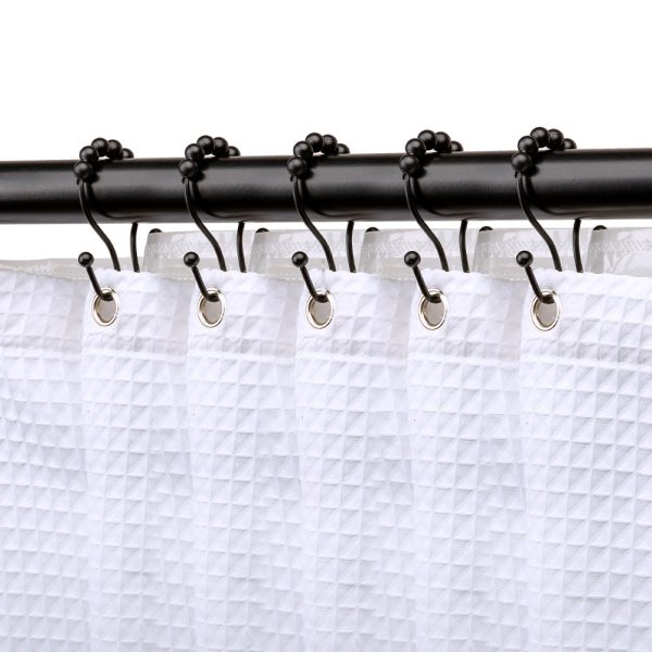 Utopia Alley CC9XX Mesh Portable Shower Caddy - Quick Dry Shower Tote Bag, Bathroom Organizer Bag with a Large Main Storage Area and 6 Large Pockets - Includes Shower Liner and Shower Hooks - Gray Online Sale - Image 5