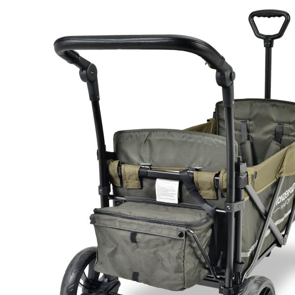 WonderFold Baby X2 Push Pull 2-Passenger Double Stroller Wagon Green New For Sale - Image 5