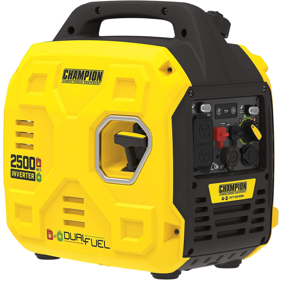 Champion 200962 1850 2500W Dual Fuel Inverter Generator New Online Sale